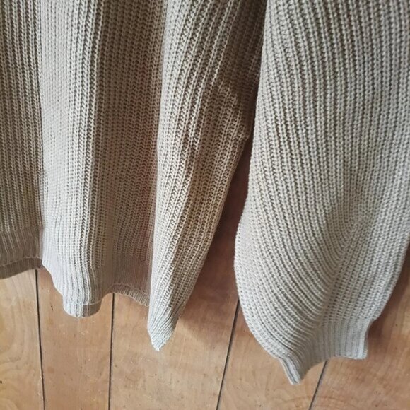 Andree By Unit Plus Size Women's Brown Oversized Sleeves Sweater size 2X NWT - Picture 3 of 4